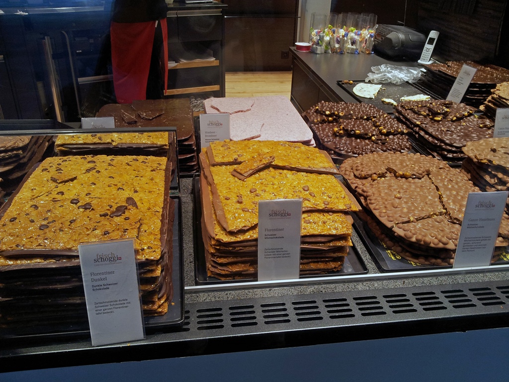 Chocolate Sheets at Läderach Chocolatier